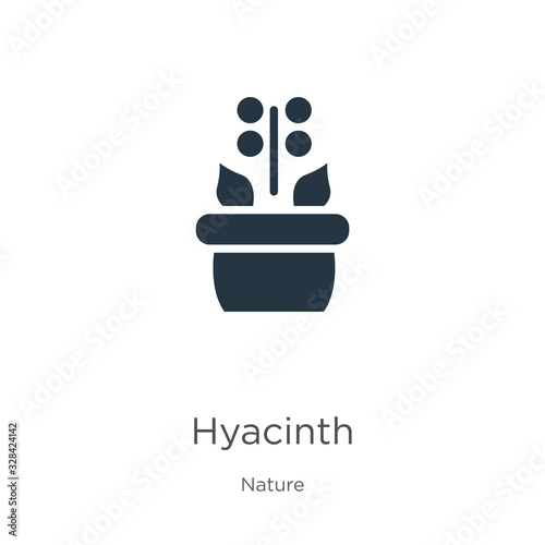 Hyacinth icon vector. Trendy flat hyacinth icon from nature collection isolated on white background. Vector illustration can be used for web and mobile graphic design, logo, eps10