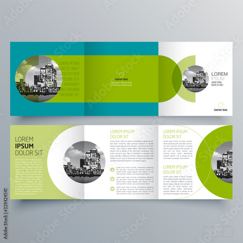 Brochure design, brochure template, creative tri-fold, trend brochure