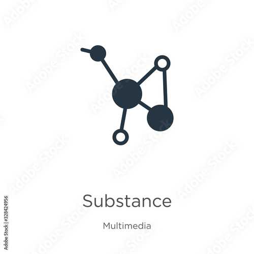 Substance icon vector. Trendy flat substance icon from multimedia collection isolated on white background. Vector illustration can be used for web and mobile graphic design  logo  eps10