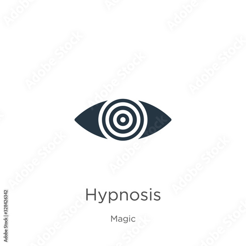 Hypnosis icon vector. Trendy flat hypnosis icon from magic collection isolated on white background. Vector illustration can be used for web and mobile graphic design, logo, eps10