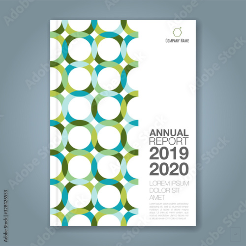 Abstract minimal geometric circle background for business annual report book cover brochure flyer poster