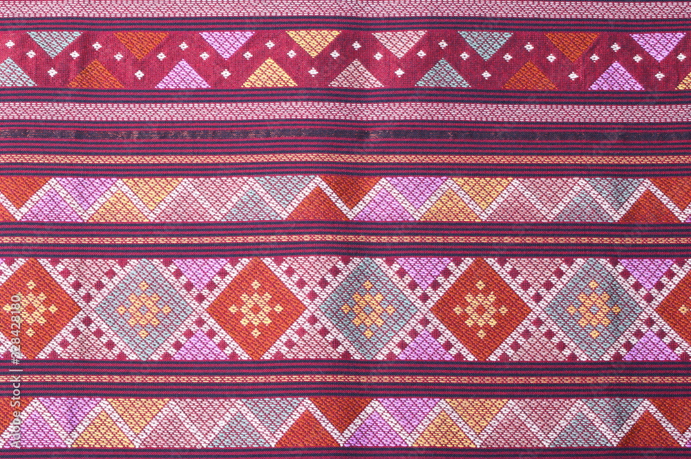 Pattern texture Thailand of native cloth. Pattern texture Thailand of native cloth.