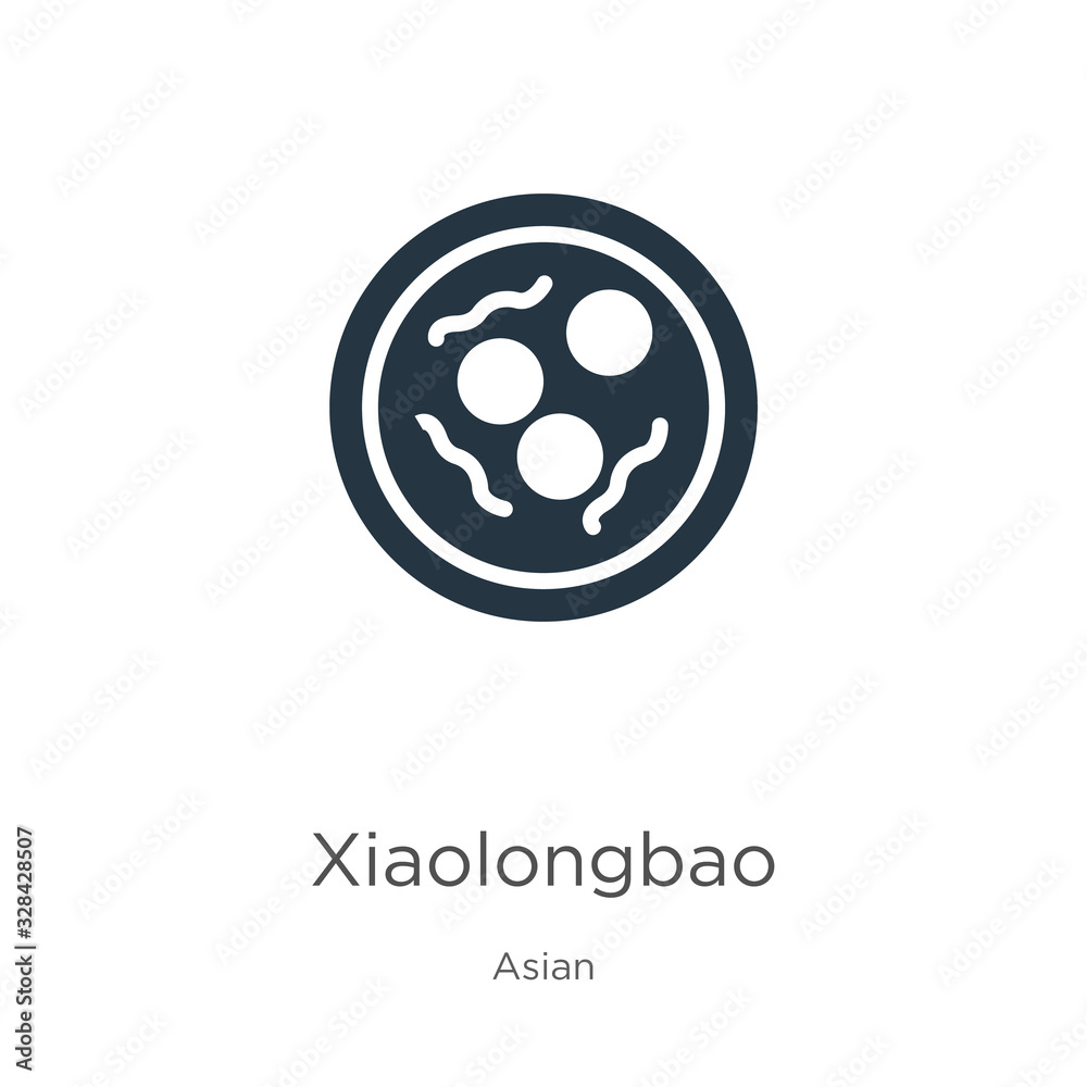 Xiaolongbao icon vector. Trendy flat xiaolongbao icon from asian collection isolated on white background. Vector illustration can be used for web and mobile graphic design, logo, eps10