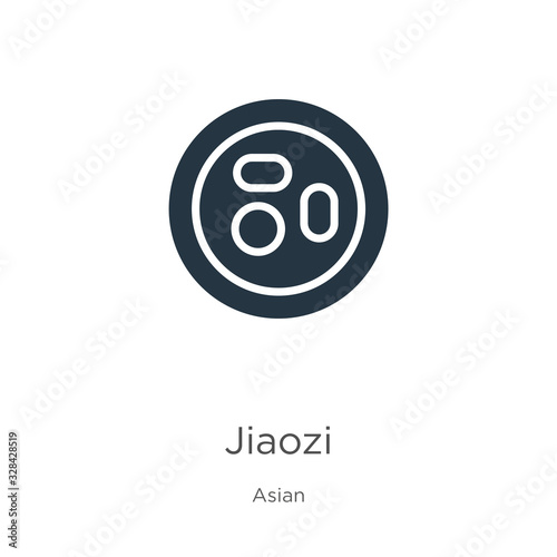 Jiaozi icon vector. Trendy flat jiaozi icon from asian collection isolated on white background. Vector illustration can be used for web and mobile graphic design, logo, eps10