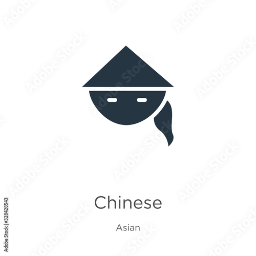 Chinese icon vector. Trendy flat chinese icon from asian collection isolated on white background. Vector illustration can be used for web and mobile graphic design, logo, eps10