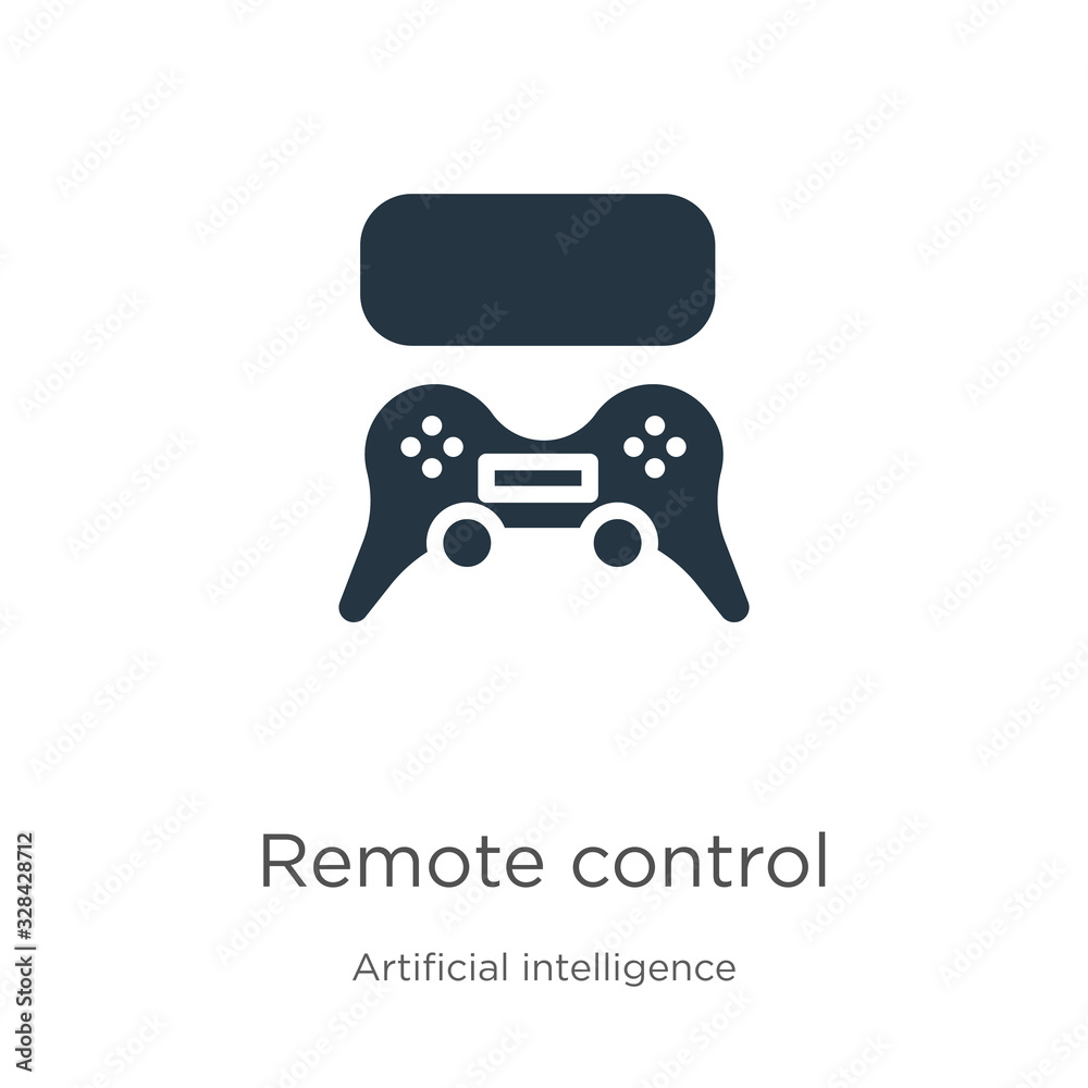 Remote control icon vector. Trendy flat remote control icon from augmented reality collection isolated on white background. Vector illustration can be used for web and mobile graphic design, logo, Remote control icon vector. Trendy flat remote control icon from augmented reality collection isolated on white background. Vector illustration can be used for web and mobile graphic design, logo,