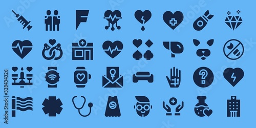 heart icon set