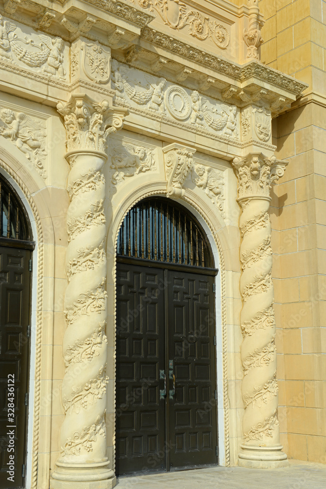 St. Edward Roman Catholic Church built in 1927 is a Spanish Revival style church in Palm Beach, Florida FL, USA. St. Edward Roman Catholic Church built in 1927 is a Spanish Revival style church in Palm Beach, Florida FL, USA.