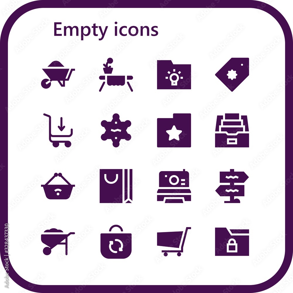 empty icon set empty icon set