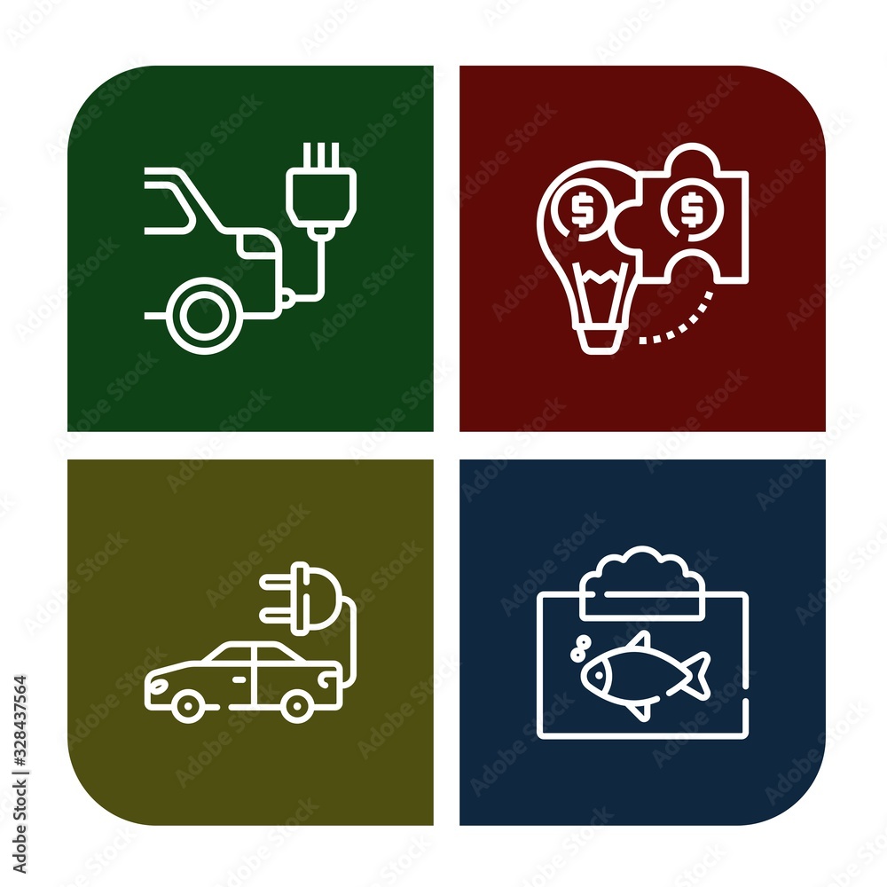 ecologic simple icons set ecologic simple icons set