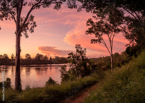 Spectacular River Sunset