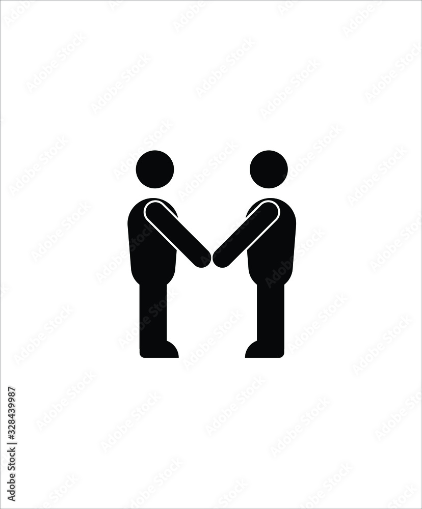 businessman flat icon,two man flat design icon. businessman flat icon,two man flat design icon.