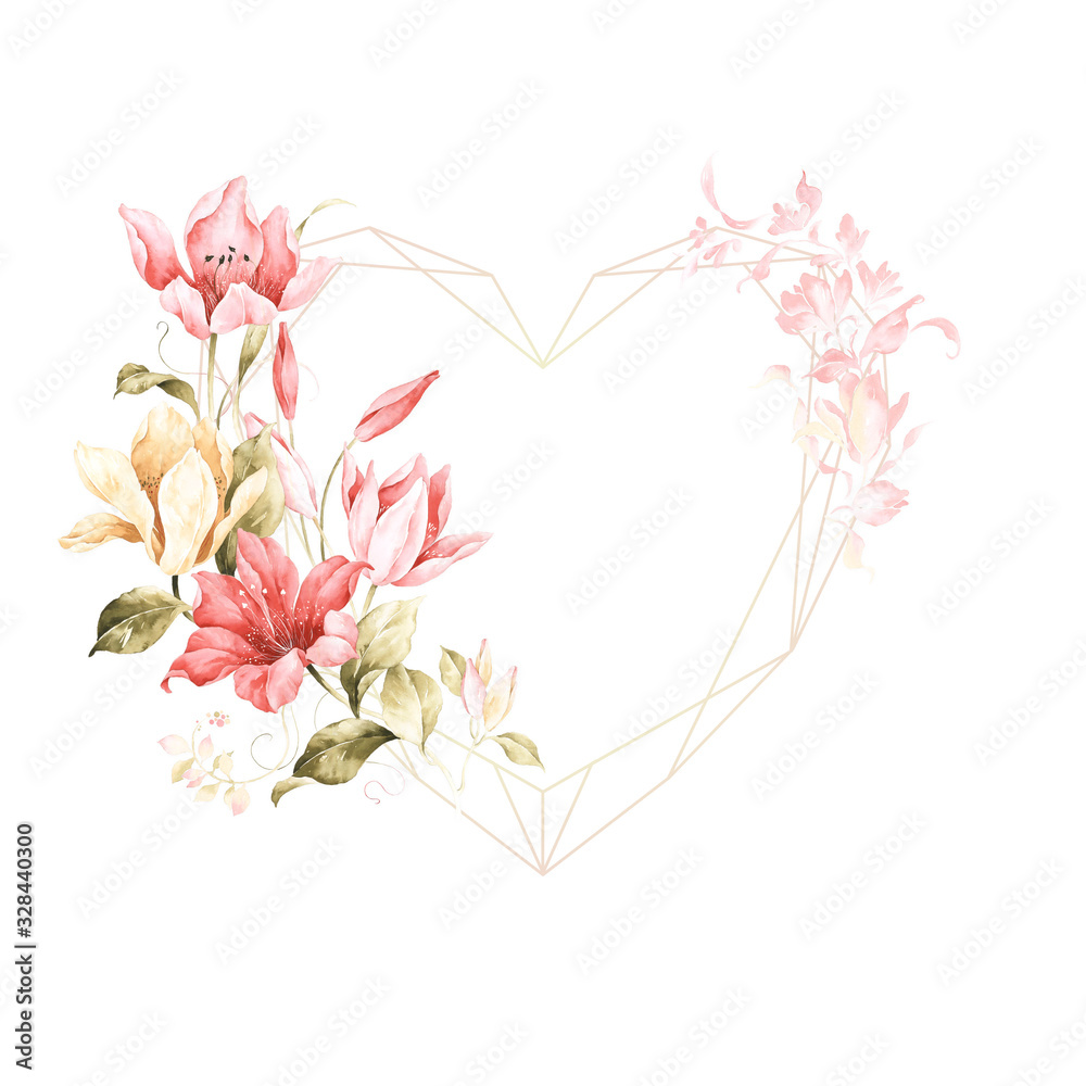 Set of card with  tulips, leaves. Wedding ornament concept. Floral poster, invite. Decorative greeting card or invitation design background