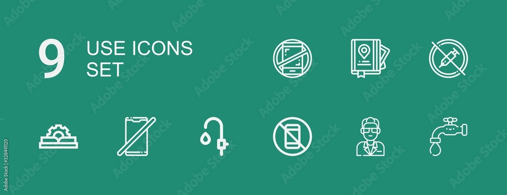 Editable 9 use icons for web and mobile Editable 9 use icons for web and mobile