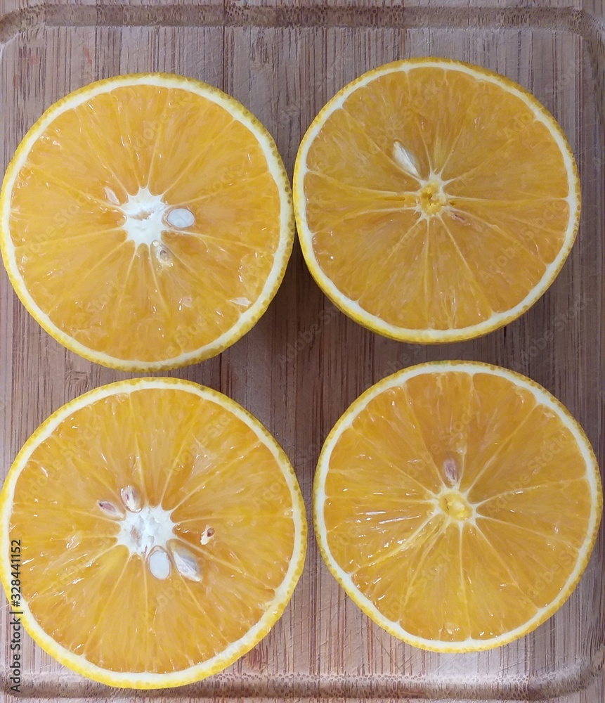 seamless background with lemon slices of orange seamless background with lemon slices of orange