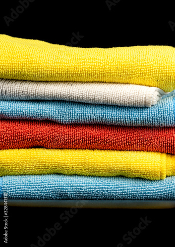 Shop Rags Stacked