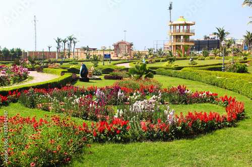 Mahatma Gandhi Paark at puri inner view