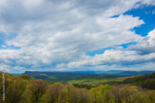 Spring landscape in Adygea