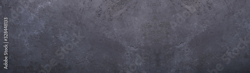 Panel kuchenny z motywem Dark abstract stone concrete texture background Panorama banner long Old textured background