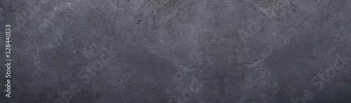 Panel kuchenny z motywem Dark abstract stone concrete texture background Panorama banner long Old textured background