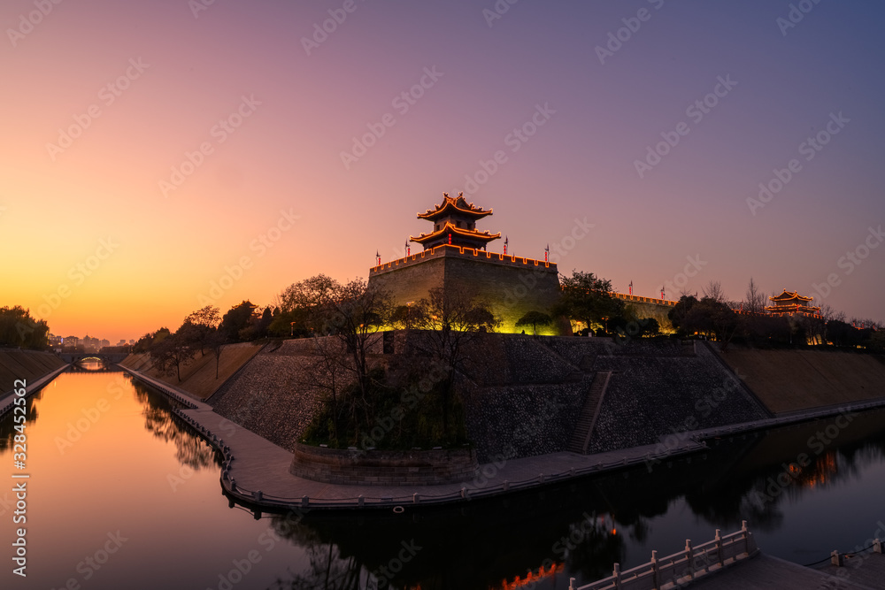 Obraz premium Watchtower in Xi'an, Shannxi, China