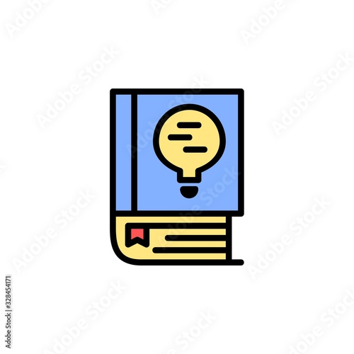 innovation icon. online learning icon. perfect for application, web, logo and presentation template. icon design filled line style