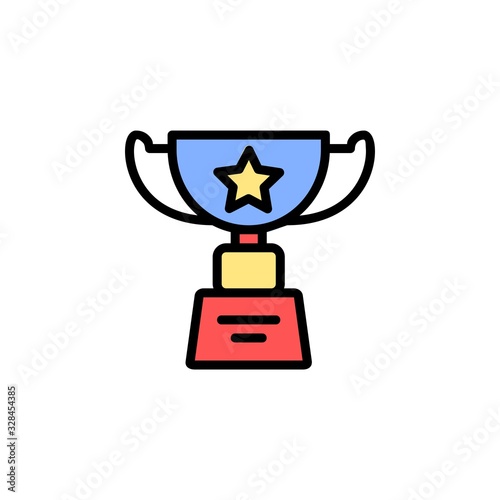 best award icon. online learning icon. perfect for application, web, logo and presentation template. icon design filled line style