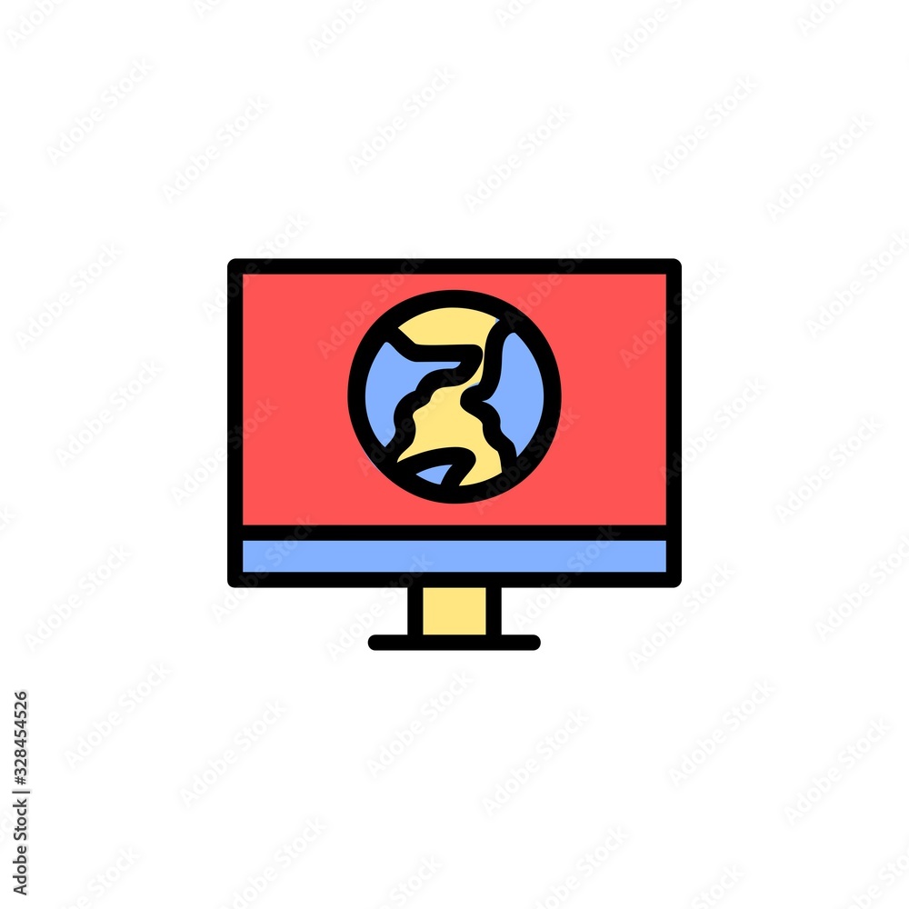 global access icon. online learning icon. perfect for application, web, logo and presentation template. icon design filled line style global access icon. online learning icon. perfect for application, web, logo and presentation template. icon design filled line style