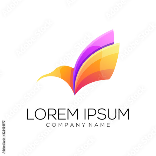Free Download bird logo design vector abstract - GFXLoad