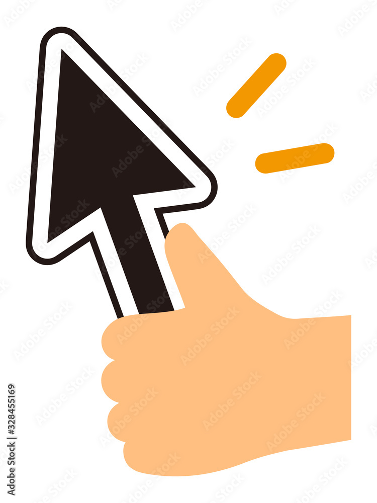 isolated vector illustration of cursor isolated vector illustration of cursor