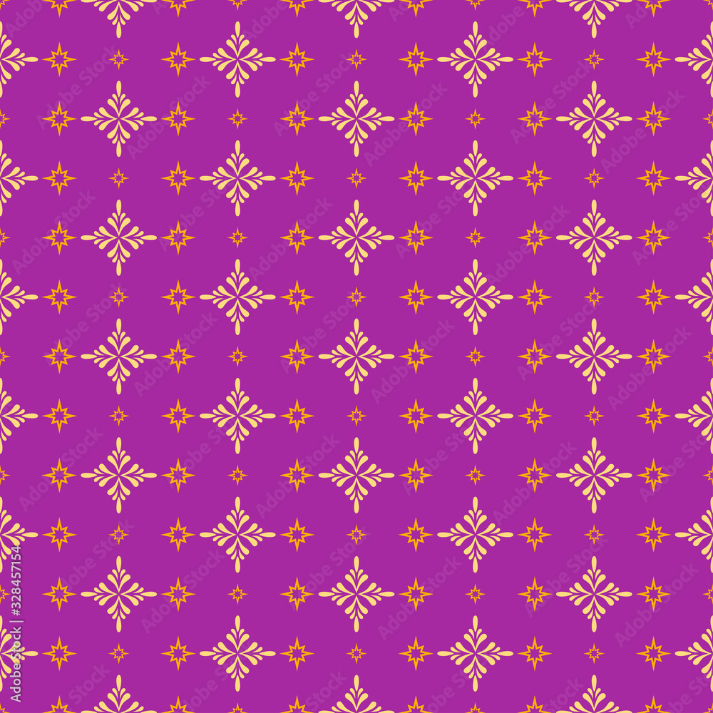 Purple decorative background for your design. Seamless pattern, wallpaper texture, vector