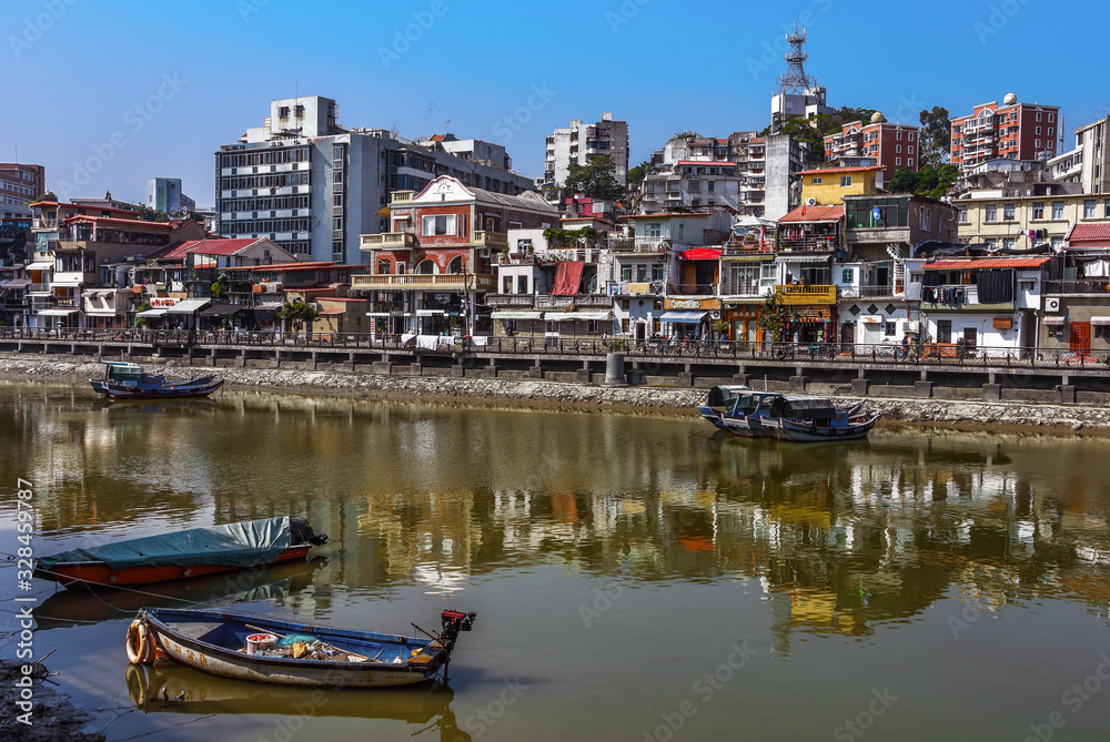 Fototapeta premium Fishing village