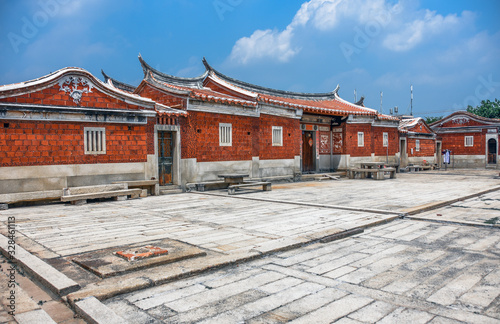 Red brick construction in South Fujian