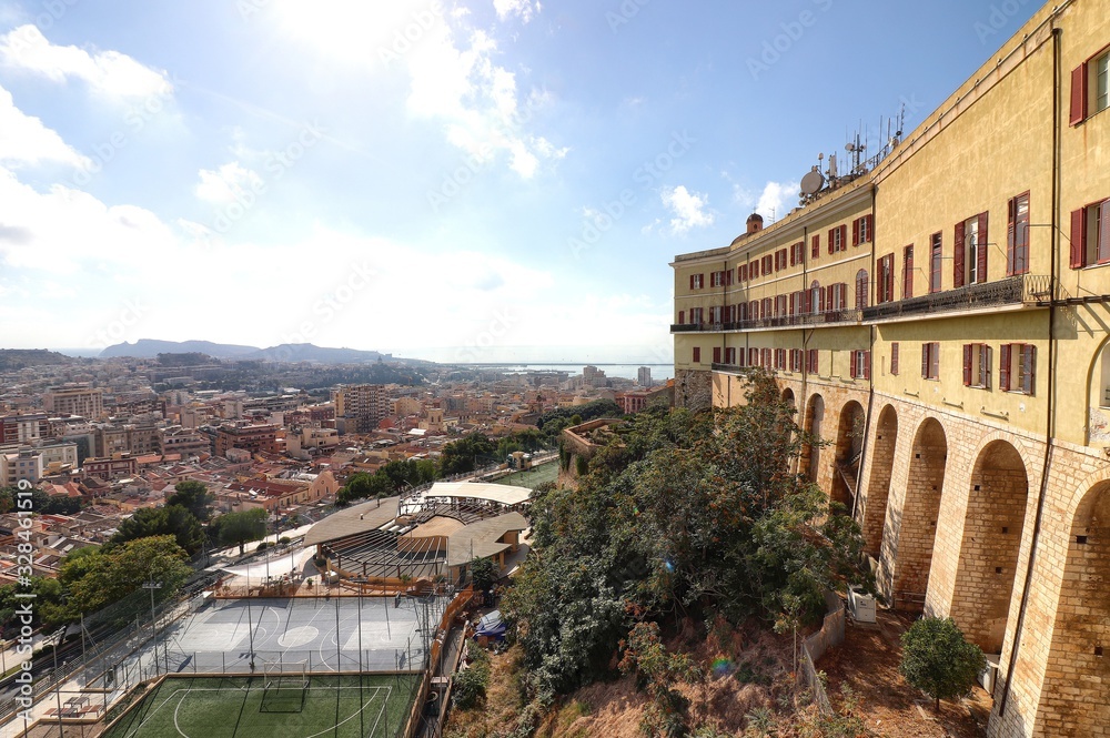 Obraz premium Panorama of Cagliari, Sardinia, Italy
