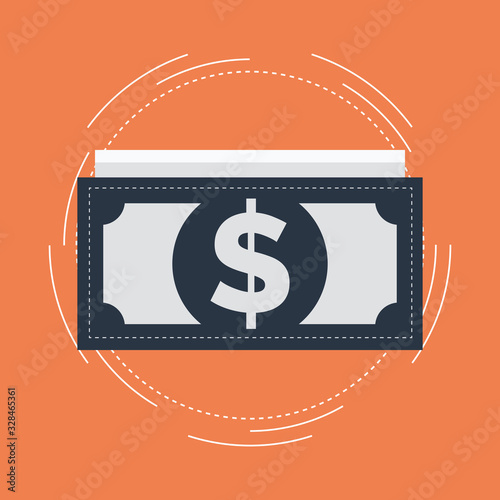 dollar money cash icon