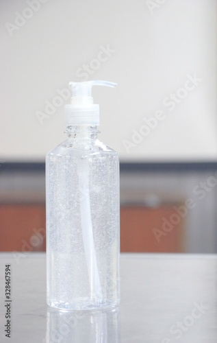 Manufacture filling Hand Gel in Laboratory control room