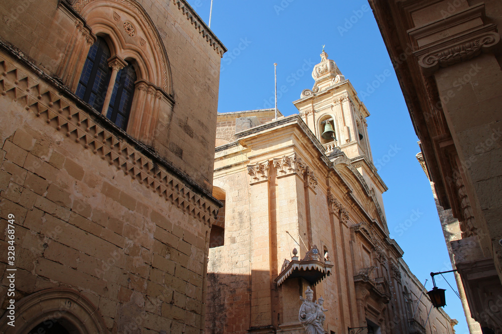 carmes church in mdina in malta