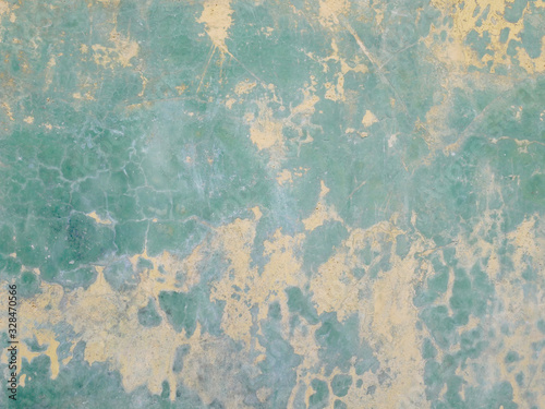 Blue cement wall background.