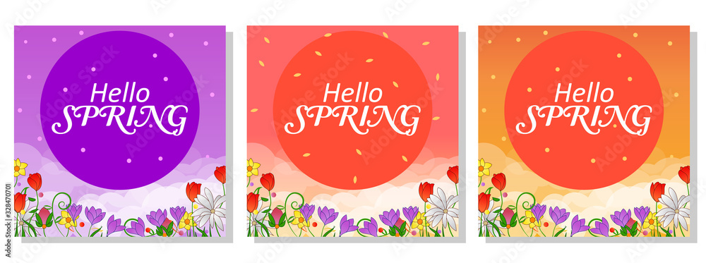 easter card. Spring card design illustration easter card. Spring card design illustration