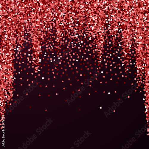 Red gold glitter luxury sparkling confetti. Scatte