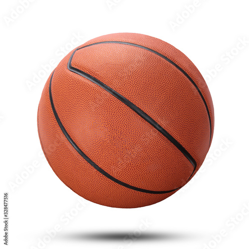 Basketball ball isolate on white background. This has clipping path. © Sanit