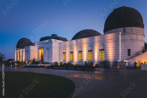 Famous Griffith Observatory in Los Angeles, USA photo