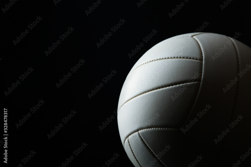 ball with shadow on black background with copy space ball with shadow on black background with copy space