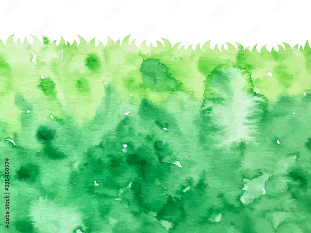 草原の水彩風イラスト素材 Stock Vector Adobe Stock 草原の水彩風イラスト素材 Stock Vector Adobe Stock