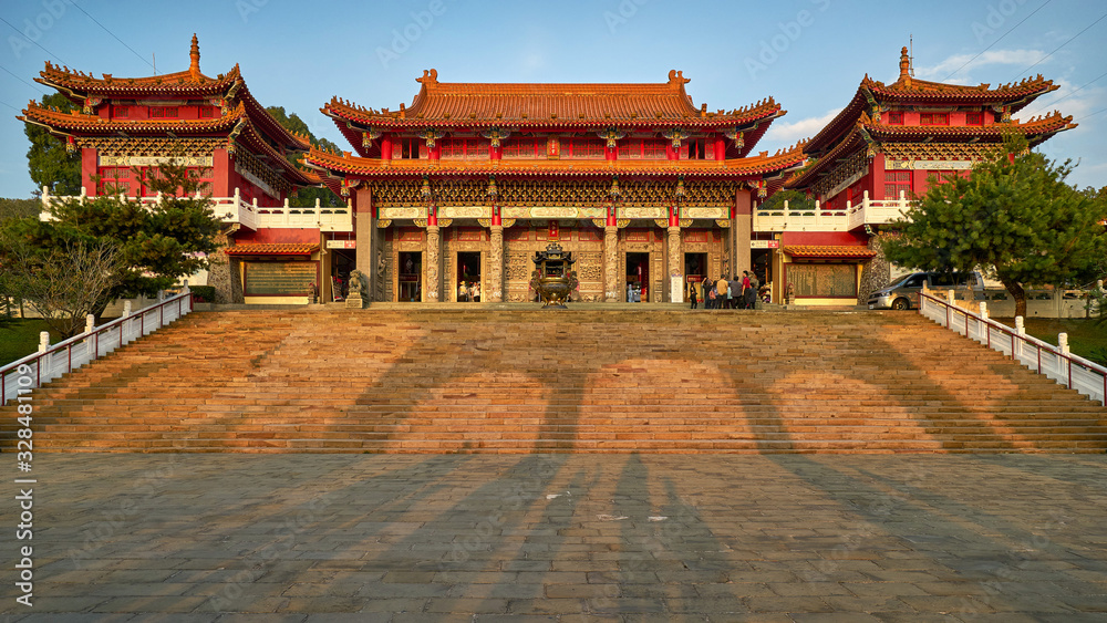 Fototapeta premium Wenwu temple at Sun Moon Lake