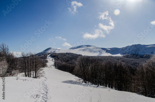 Bieszczady połonina Wetlińska zimą  © wedrownik52