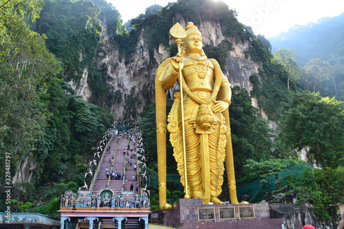 Photography statue in  temple