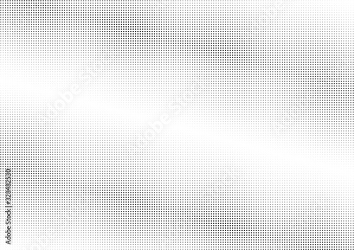 Abstract halftone dotted background. Monochrome futuristic grunge pattern, stars. Vector modern optical pop art texture for posters, site, postcard, cover, labels, vintage sticker, mock-up layout.