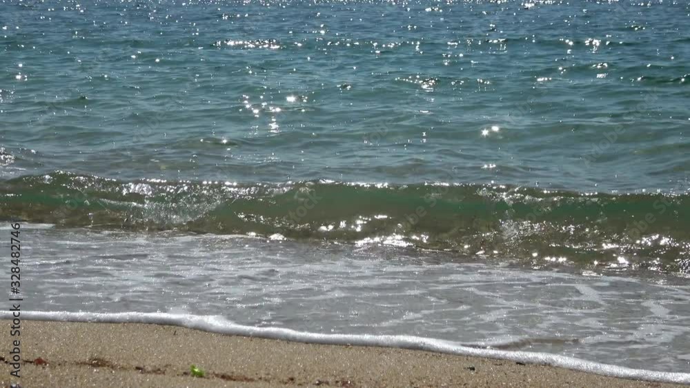 Close up of beach with audio. Seto inland sea. 4K Close up of beach with audio. Seto inland sea. 4K