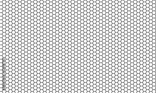 Honeycomb grid texture, hexagon pattern vector